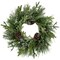 Northlight Frosted Mixed Pine and Cedar Artificial Christmas Wreath - 28" - Unlit